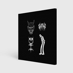 Холст квадратный Ghostemane: Mercury Sign, цвет: 3D-принт