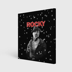 Холст квадратный Old Rocky, цвет: 3D-принт