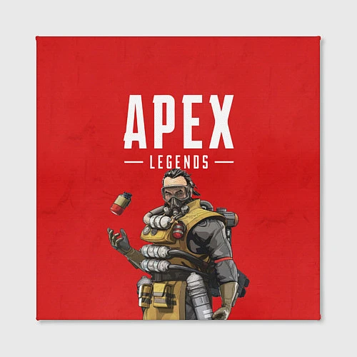 Картина квадратная Apex Legends: Red Caustic / 3D-принт – фото 2