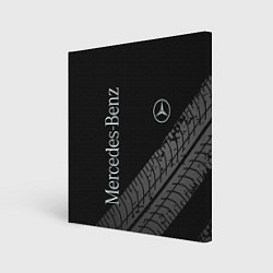 Холст квадратный Mercedes AMG: Street Style, цвет: 3D-принт