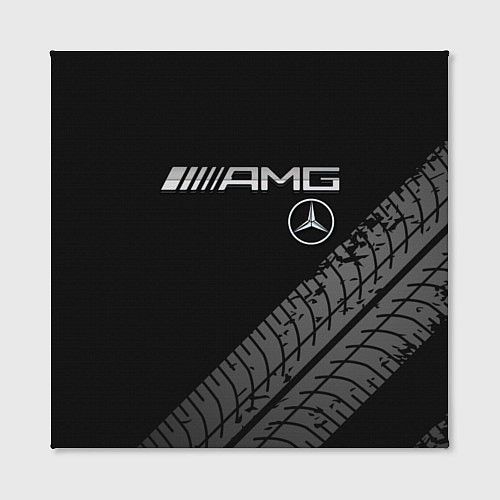 Картина квадратная Mercedes AMG: Street Racing / 3D-принт – фото 2
