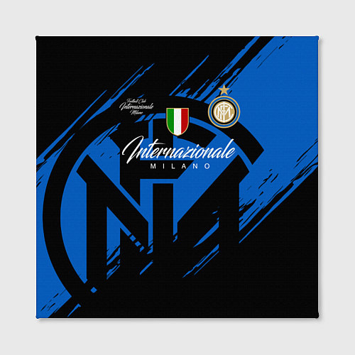 Картина квадратная Интер Милан логотипы / 3D-принт – фото 2