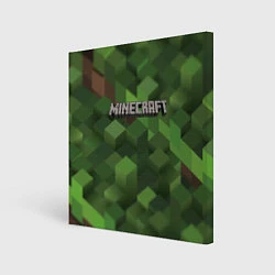 Холст квадратный MINECRAFT FOREST, цвет: 3D-принт