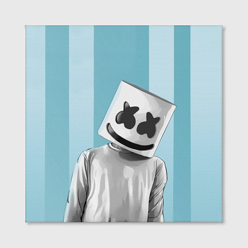 Картина квадратная Marshmello / 3D-принт – фото 2