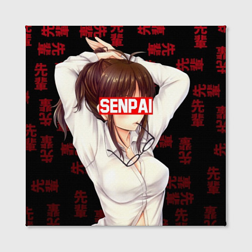 Картина квадратная Anime Senpai / 3D-принт – фото 2