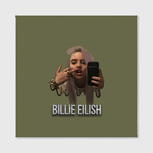 Картина квадратная BILLIE EILISH / 3D-принт – фото 2