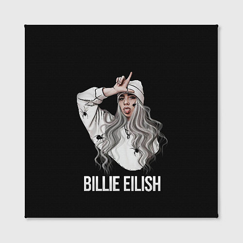 Картина квадратная BILLIE EILISH / 3D-принт – фото 2