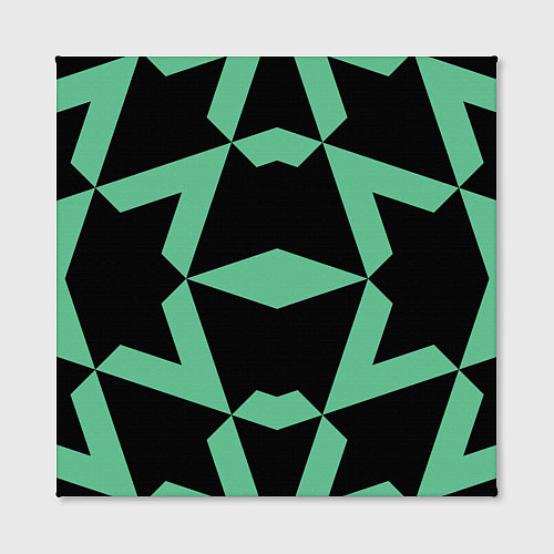 Картина квадратная Abstract zigzag pattern / 3D-принт – фото 2