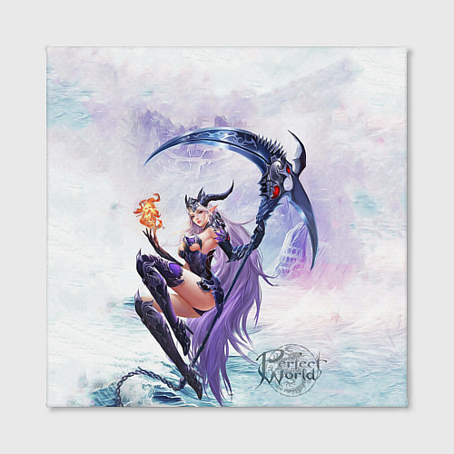 Картина квадратная Shadow class girl / 3D-принт – фото 2