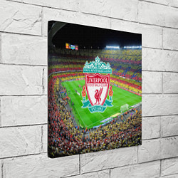 Холст квадратный FC Liverpool, цвет: 3D-принт — фото 2