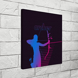 Холст квадратный Archer, цвет: 3D-принт — фото 2