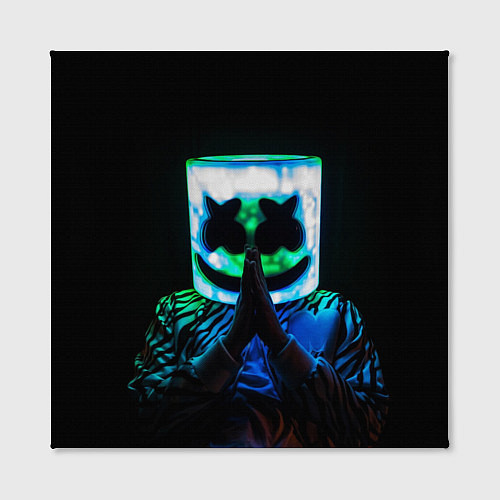 Картина квадратная Marshmello / 3D-принт – фото 2