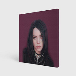 Холст квадратный BILLIE EILISH, цвет: 3D-принт