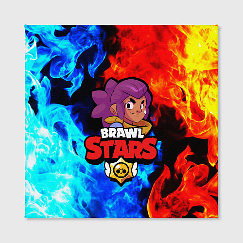 Картина квадратная BRAWL STARS SHELLY / 3D-принт – фото 2