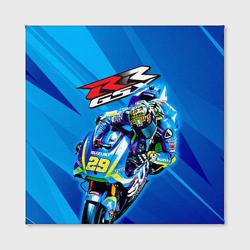 Картина квадратная Suzuki MotoGP / 3D-принт – фото 2