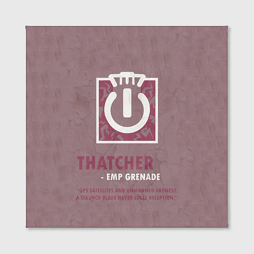 Картина квадратная Thatcher / 3D-принт – фото 2