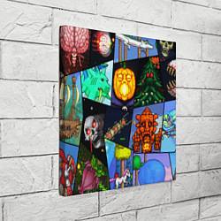 Холст квадратный Terraria allpic, цвет: 3D-принт — фото 2