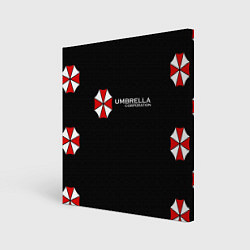 Холст квадратный Umbrella Corporation, цвет: 3D-принт