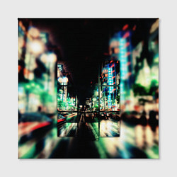 Холст квадратный Tokyo, цвет: 3D-принт — фото 2