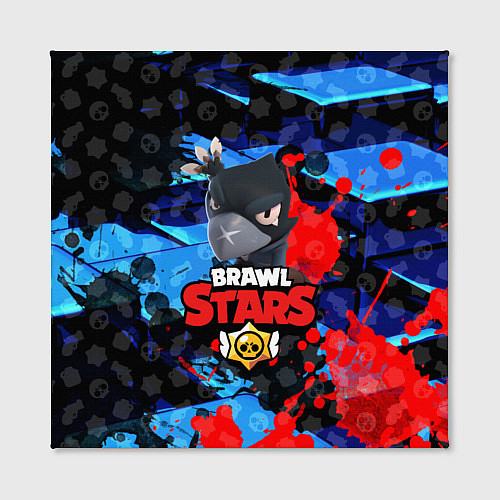 Картина квадратная BRAWL STARS CROW / 3D-принт – фото 2