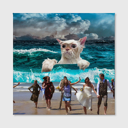 Картина квадратная Морской Кошак / 3D-принт – фото 2