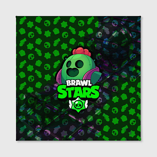 Картина квадратная BRAWL STARS:SPIKE / 3D-принт – фото 2