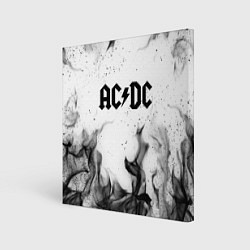 Холст квадратный ACDC, цвет: 3D-принт