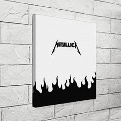 Холст квадратный METALLICA, цвет: 3D-принт — фото 2