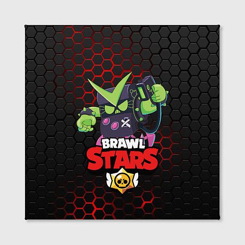 Картина квадратная BRAWL STARS VIRUS 8-BIT / 3D-принт – фото 2