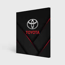 Холст квадратный TOYOTA, цвет: 3D-принт