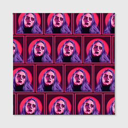 Холст квадратный Билли Айлиш, цвет: 3D-принт — фото 2