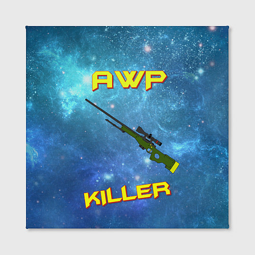 Картина квадратная AWP killer / 3D-принт – фото 2