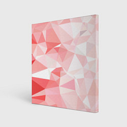 Холст квадратный Pink abstraction, цвет: 3D-принт