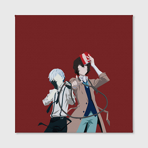 Картина квадратная Atsushi Nakajima & Osamu Dazai / 3D-принт – фото 2