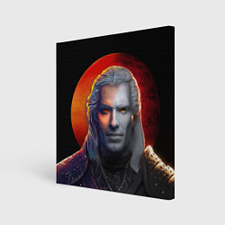 Картина квадратная HALF WITCHER