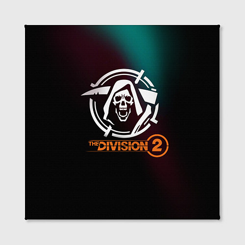Картина квадратная The Division 2 Logo / 3D-принт – фото 2