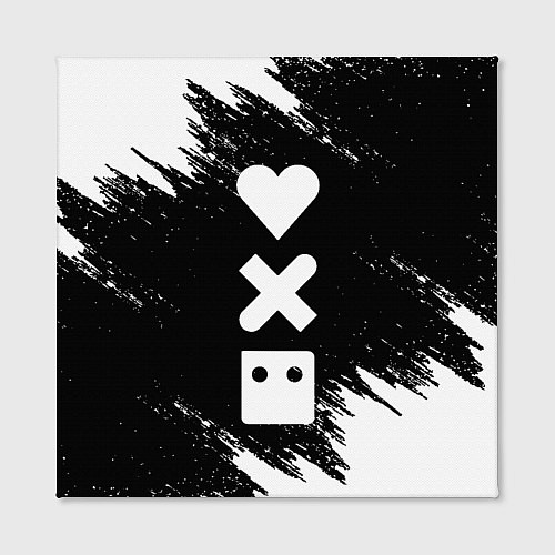 Картина квадратная LOVE DEATH ROBOTS LDR / 3D-принт – фото 2