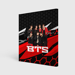 Холст квадратный BTS, цвет: 3D-принт