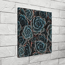 Холст квадратный Цветы Розы, цвет: 3D-принт — фото 2