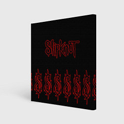 Холст квадратный Slipknot 5, цвет: 3D-принт