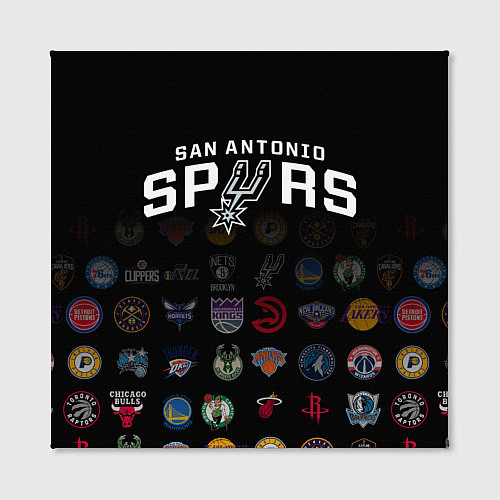 Картина квадратная San Antonio Spurs 2 / 3D-принт – фото 2