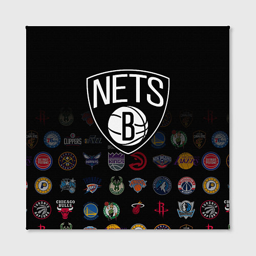 Картина квадратная Brooklyn Nets 1 / 3D-принт – фото 2