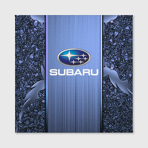 Картина квадратная SUBARU / 3D-принт – фото 2