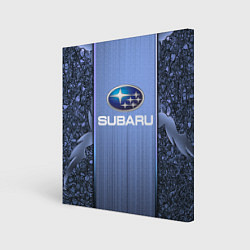 Холст квадратный SUBARU, цвет: 3D-принт