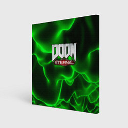 Холст квадратный DOOM ETERNAL, цвет: 3D-принт