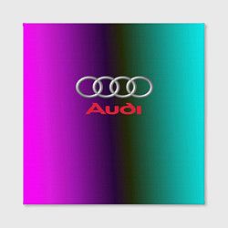 Холст квадратный Audi, цвет: 3D-принт — фото 2