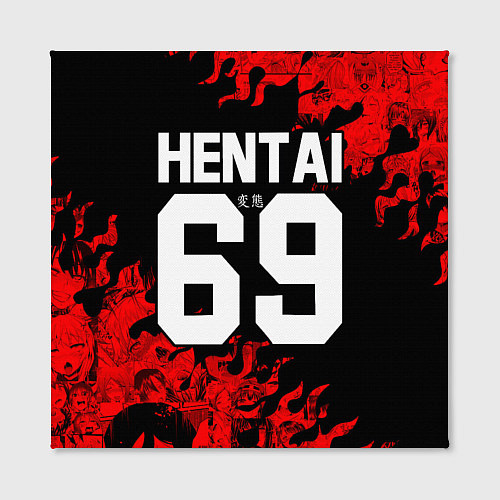 Картина квадратная HENTAI 02 / 3D-принт – фото 2
