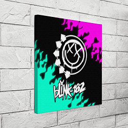 Холст квадратный Blink-182 5, цвет: 3D-принт — фото 2