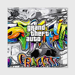 Холст квадратный GTA, цвет: 3D-принт — фото 2