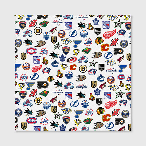 Картина квадратная NHL PATTERN Z / 3D-принт – фото 2